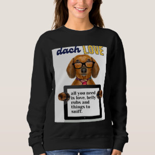 Sudadera Dachshund Love 430