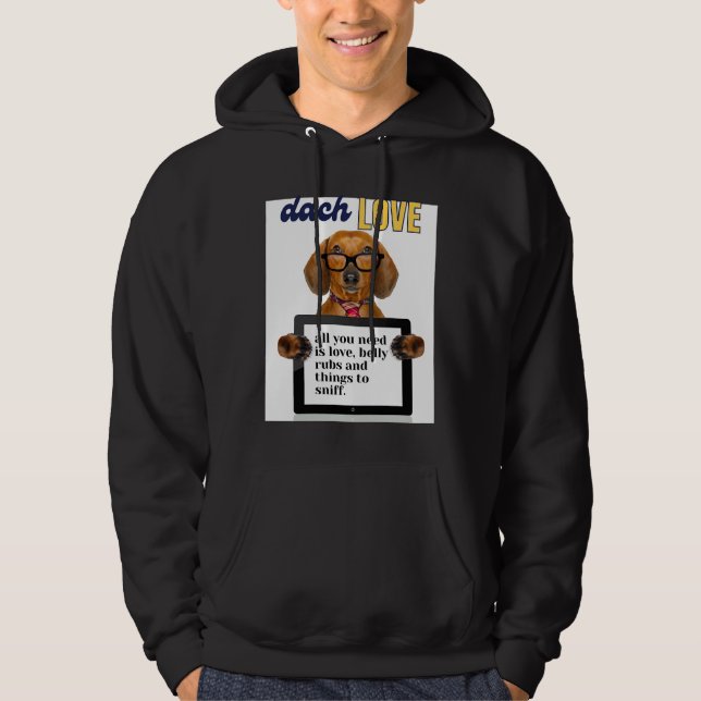 Sudadera Dachshund Love 430 (Anverso)
