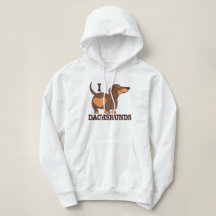 Dachshund Love Dog Hoodie