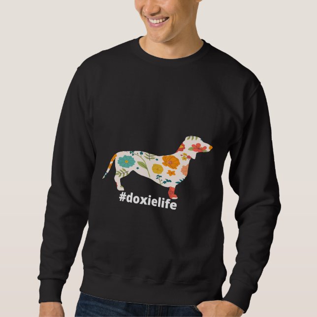 Sudadera Dachshund Love Doxie Life (Anverso)
