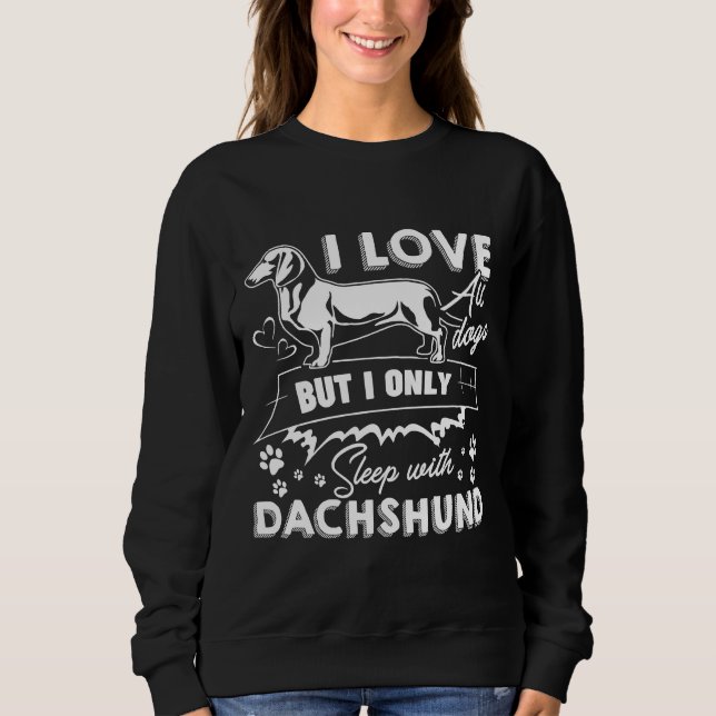 Sudadera Dachshund Lover (Anverso)