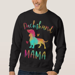 Sudadera Dachshund Mama Colorful Doxie Regalos A La Madre D