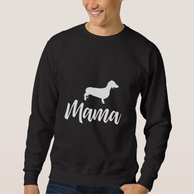 Sudadera Dachshund Mama Dachshund Wiener Dog (Anverso)