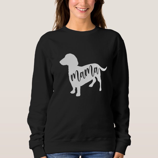 Sudadera Dachshund Mama For Teckel sausage hounds Dachshund (Anverso)
