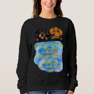 Sudadera Dachshund Mascota Funny Wiener Perro La Canción Do