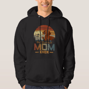 Sudadera Dachshund Mejor Madre De Dachshund Siempre Retro V