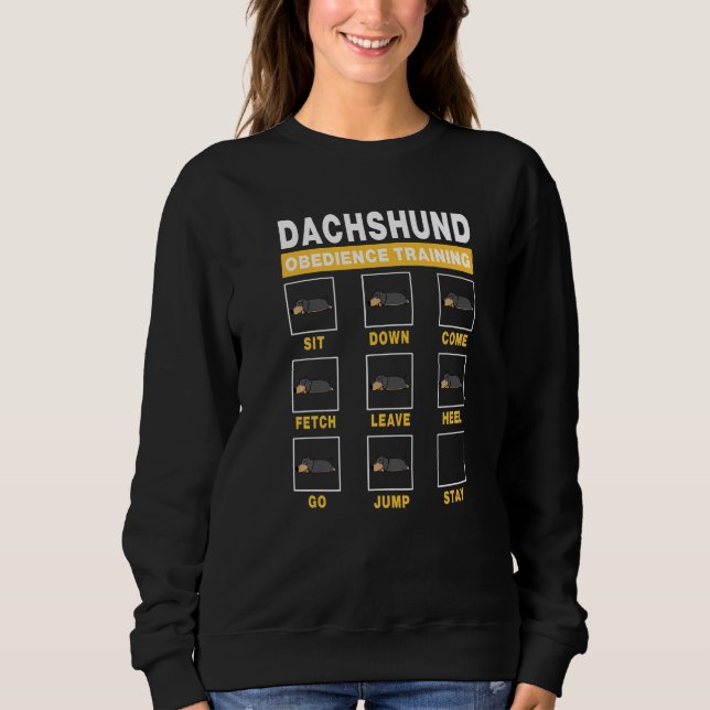 Sudadera Dachshund Obedience Training Dog Guide To Forminer (Anverso)