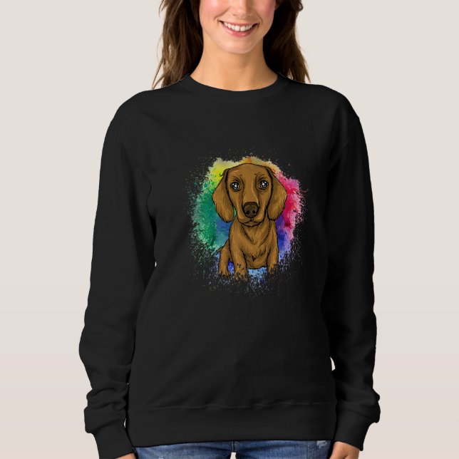Sudadera Dachshund Owner Sausage Dog Doxie Wiener Women Dac (Anverso)