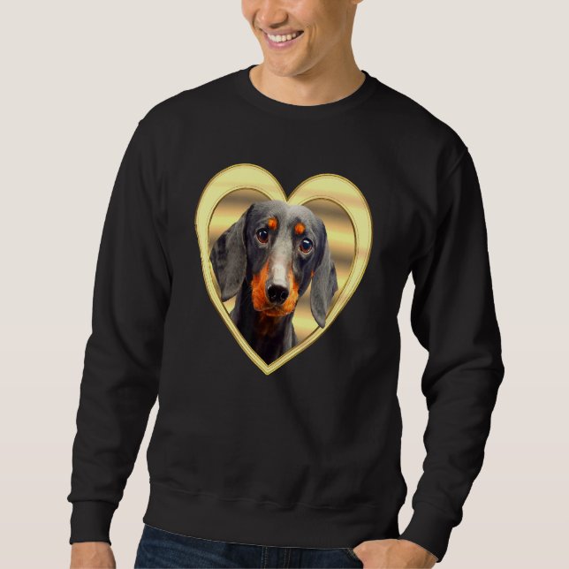 Sudadera Dachshund - Perro Dachshund - Dachshund (Anverso)