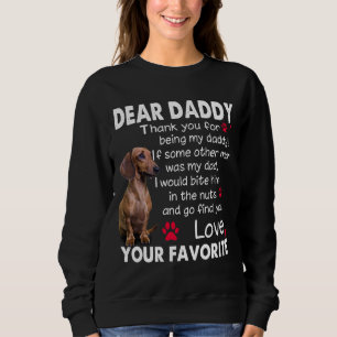 Sudadera Dachshund Perro Querido Papi Funny Dachshund Daddy