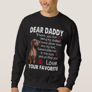 Sudadera Dachshund Perro Querido Papi Funny Dachshund Daddy