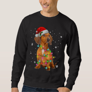 Sudadera Dachshund Perros Navidades De Árboles Dulces Excur
