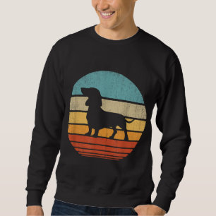 Sudadera Dachshund Retro Vintage años 60 años 70 Sunset Wie