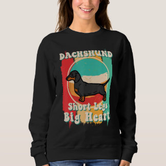 Sudadera Dachshund Short Legs Big Heart Dachshund Mom