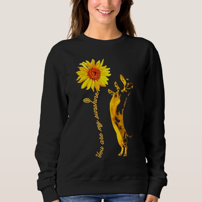 Sudadera Dachshund Sunshine Funny For Man Woman (Anverso)