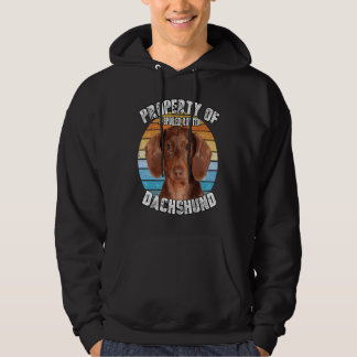Sudadera Dachshund Tan Owner  Property Of