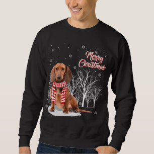Sudadera Dachshund Tree Merry Christmas Dachshund Xmas