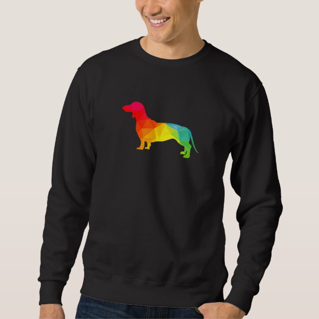 Sudadera Dachshund Watercolor Dog Mom (Anverso)