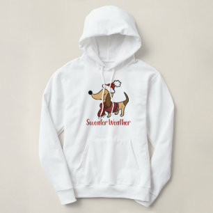 Sudadera Dachshund Winter Dog Hoodie