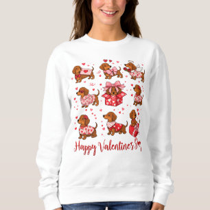 Sudadera Dachshunds del Día de San Valentín