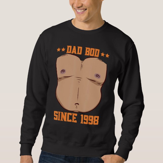Sudadera Dad Bod Since 1998 Father s Day Beer Belly (Anverso)