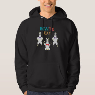 Sudadera Dad Bow Tie Day Daddy Llama Animal
