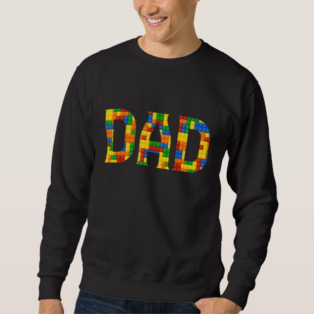 Sudadera Dad Brick Builder Bloquea Master Builder Padres D (Anverso)