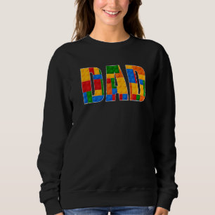 Sudadera Dad Brick Builder Bloques Master Builder Gifrs Boy