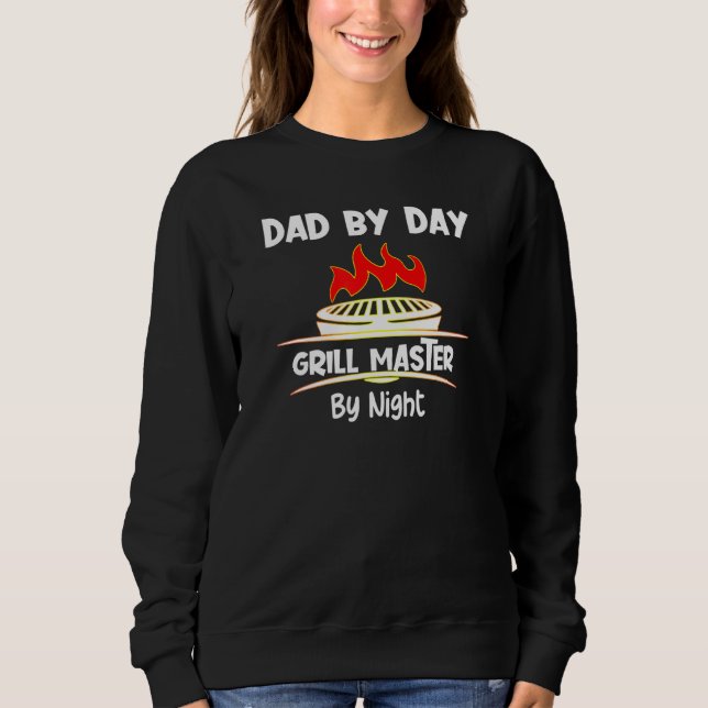 Sudadera Dad By Day Grill Master By Night Father Day (Anverso)