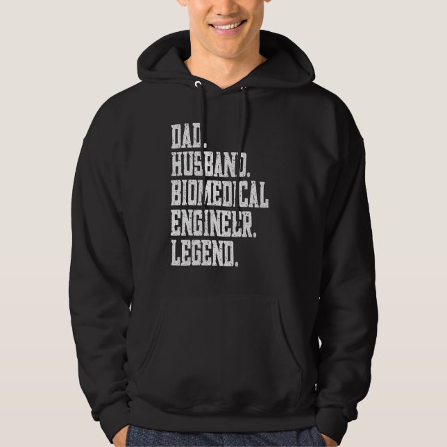 Sudadera Dad Husband Biomedical engineer Legend (Anverso)