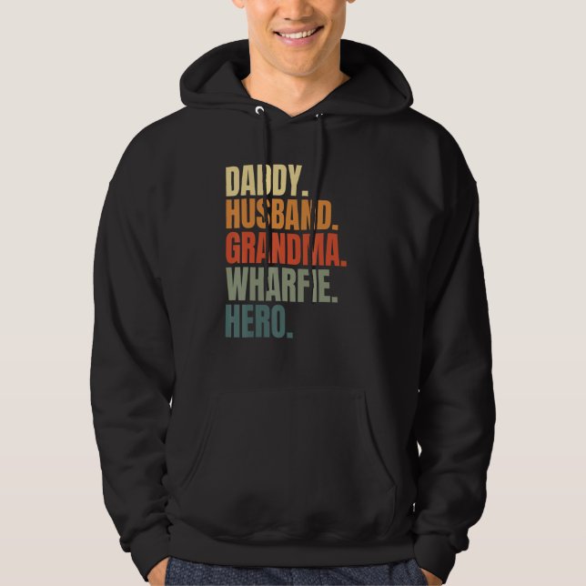 Sudadera Dad husband grandpa wharfie legend dockworker long (Anverso)
