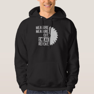 Sudadera Dad Measure Cut Swear Handyman Father Day