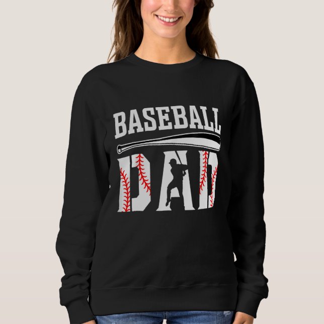 Sudadera Dad Of Ballers Softball Baseball Player Dad Father (Anverso)
