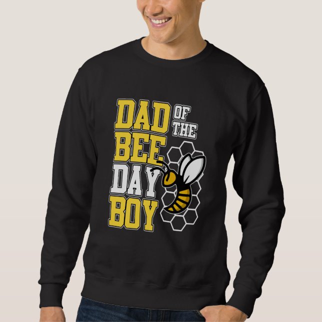 Sudadera Dad Of Bee Day Boy Honey Beekeeper Beekeeping Grap (Anverso)