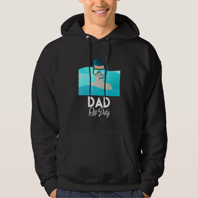 Sudadera Dad Off Duty Vacation Beach Sunset (Anverso)