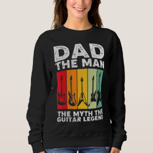 Sudadera Dad The Man Myth Guitar Legend Music Teacher Fath