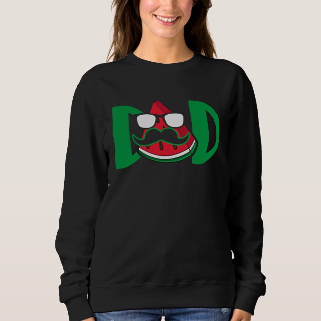 Sudadera Dad Watermelon  Summer Fruit Father's Day (Anverso)