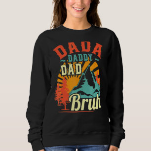 Sudadera Dada Daddy Dad Bruh Cita a los padres Vintage del 