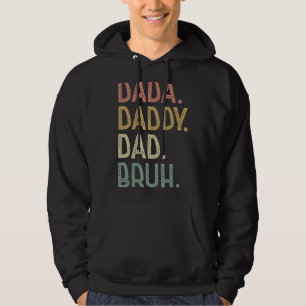 Sudadera Dada Daddy Dad Bruh Cumpleaños De Papá Hombres Pad