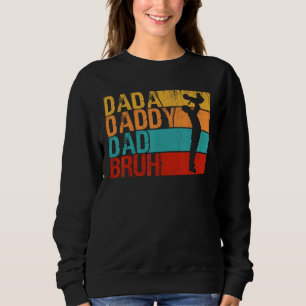 Sudadera Dada Papá Papá Bruh Día del Padre Vintage