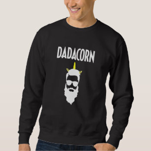 Sudadera Dadacorn Bearded Dad Unicorn Hija Humor