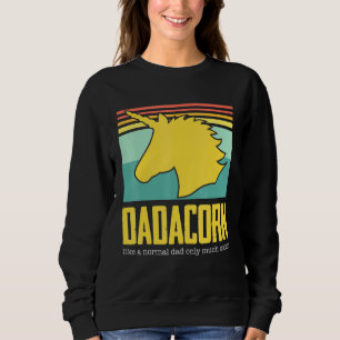 Sudadera Dadacorn Magia Arcoiris Unicornio Familia Insi