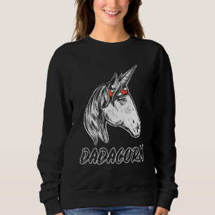 Sudadera Dadacorn - Papá Unicornio Y Navidades De Bebés, Pa