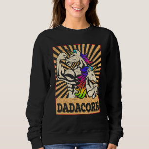 Sudadera Dadacorn Unicorn Papá De La Princesa Chica De Cump