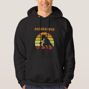 Sudadera Dadasaurus Dad Trex Padre T Rex Dinosaur Retro Su