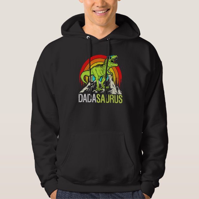 Sudadera Dadasaurus Dinosaur Dada Saurus Familia del Día de (Anverso)