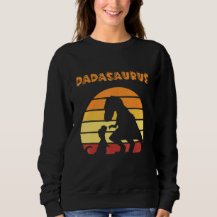 Sudadera Dadasaurus Papá Trex Padre T-Rex Dinosaurio Retro