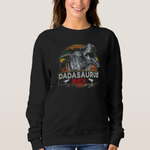 Sudadera Dadasaurus Rex Daddy Dinosaur Retro Paleta Vintage