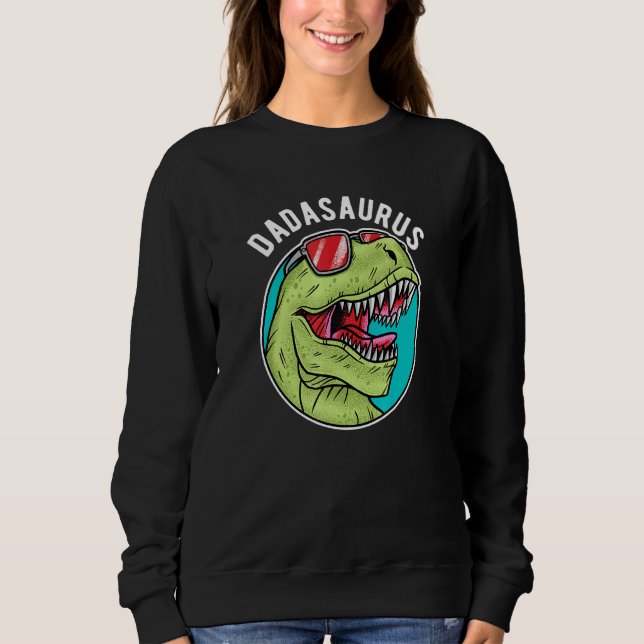 Sudadera Dadasaurus T Rex Dinosaur Dada Saurus (Anverso)