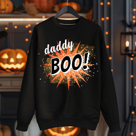 Sudadera Daddy Boo | Naranja Halloween